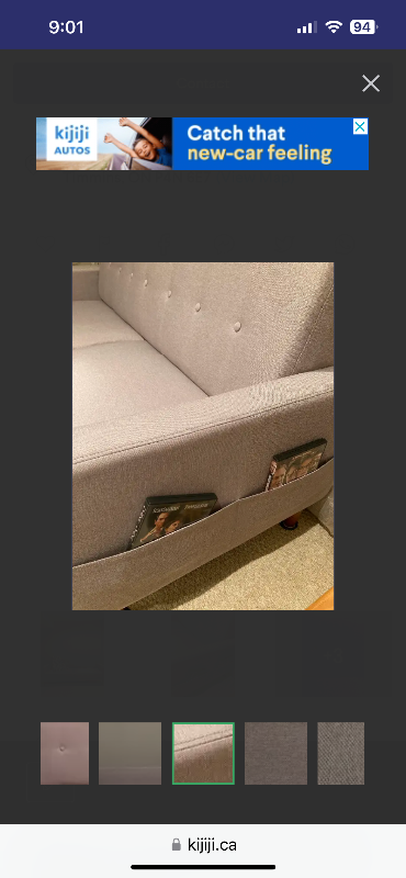 Brand new light gray sofa with two sided pockets in Couches & Futons in Timmins - Image 6