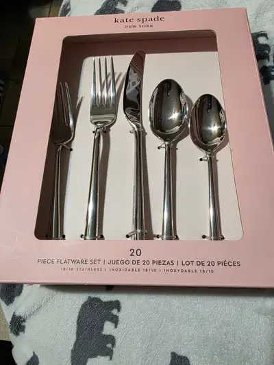 Kate Spade flatware set, View more