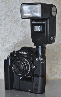Nikon F3+MF-14 DataBack+MD-4 MotorDrive+SB-16Flash+Nikkor50mm1.8