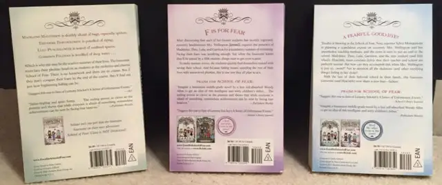 SCHOOL OF FEAR 3-book set (NEW CONDITION) in Fiction in London - Image 3
