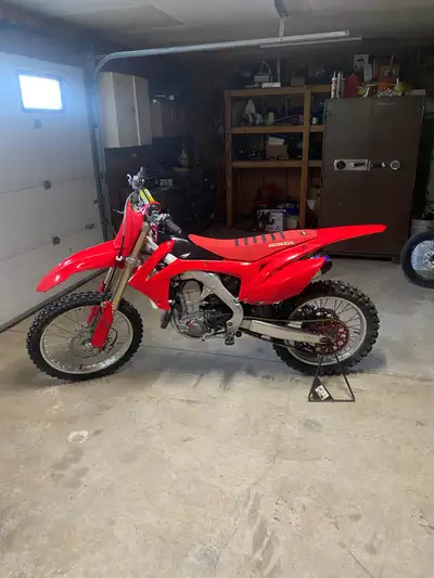 Debating on letting my 2013 crf450r go. Very powerful and reliable bike lots of new parts. Ready to...
