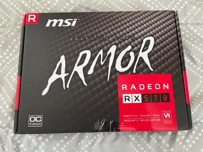 MSI Rx570 8gb Armour GPU, View more