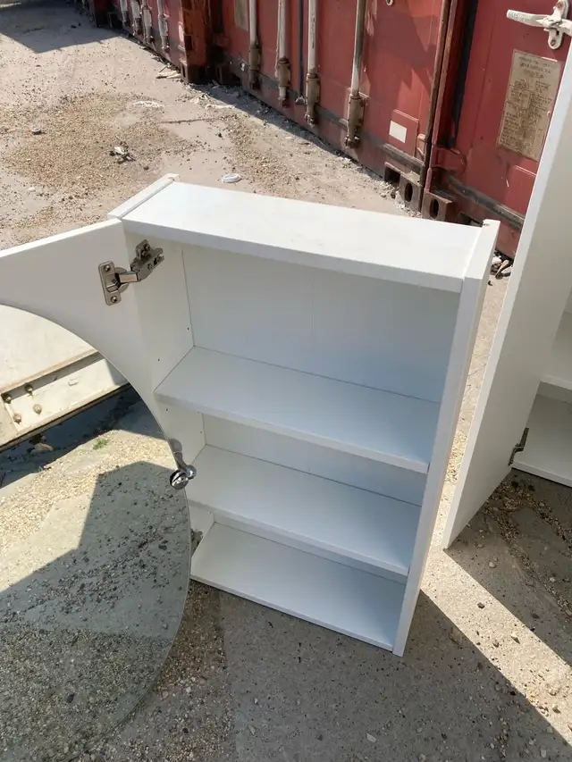 IKEA Cabinets & Oval Mirror in Storage & Organization in St. Albert - Image 4