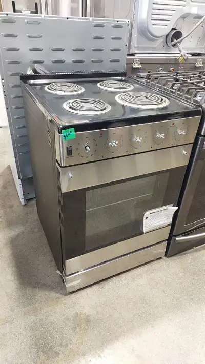 Element Electric Range 24” Coil Top SS - Hot Sale with Warranty, View more