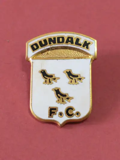 Beautiful Irish Football League Dundalk FC lapel pin, View more