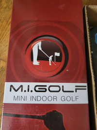 Mini indoor golf kit