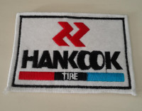 Vintage Hankook Tire felt patch embroidered full colour sew on
