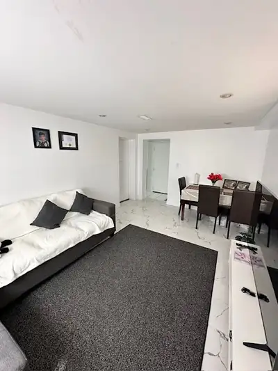 One bedroom apartment for rent semi basement Major intersection: Kennedy and Lawrence East and close...