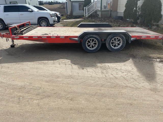8x18 ft flatbed trailer in Cargo & Utility Trailers in La Ronge - Image 4