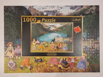 Casse-tête 1000 mcx. Trefl - Pauline Paquin - Lac Louise Alberta, View more