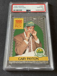 Gary Payton 1990 Rookie Card PSA 10!