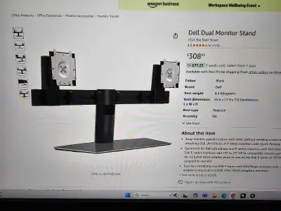 Brand New Computer Monitor Dual Stand