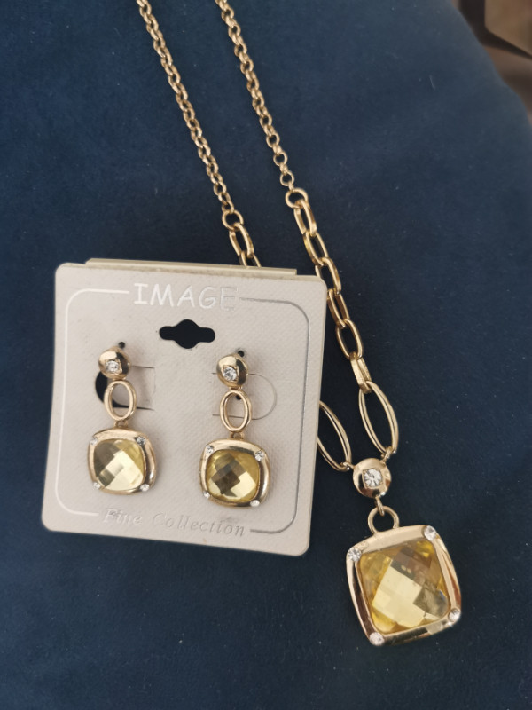 Image Fine Collection Necklace and Earrings Set in Jewellery & Watches in Regina