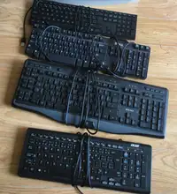 Computer keyboards - various ... $3 ea