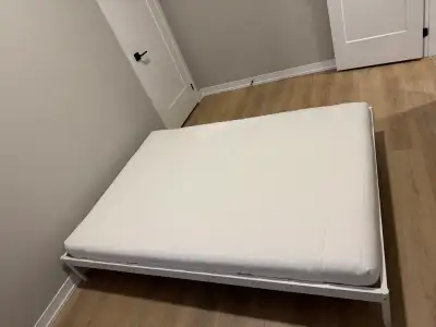 FULL SIZE BED FRAME + SLATE + MATTRESS, View more