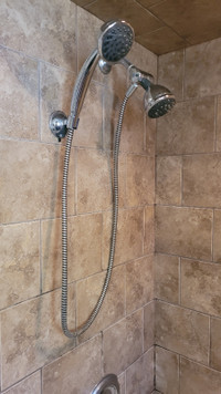 Shower head with hand held