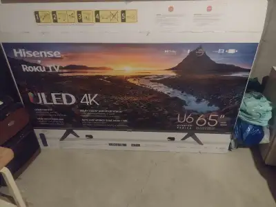 65" Hisense ULED Tv (65u6gr) Still Under extended Warranty, View more