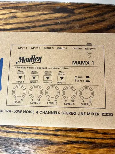 4 Channel Low Noise Moukey MAMX 1 Mixer , View more