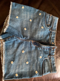 Girls Jean shorts sz 12