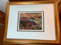 Group of Seven Artist A.Y. Jackson Print Titled “The Red Maple”