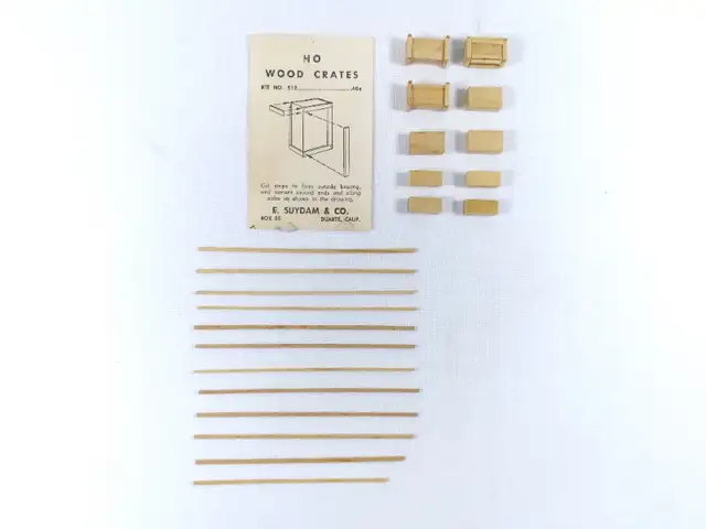 HO Wood Crates Kit No 512 in Hobbies & Crafts in Moncton - Image 2