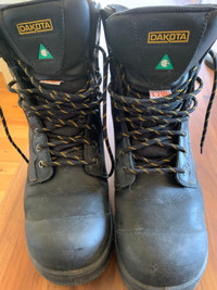 Dakota steel toed work boots. Size 11