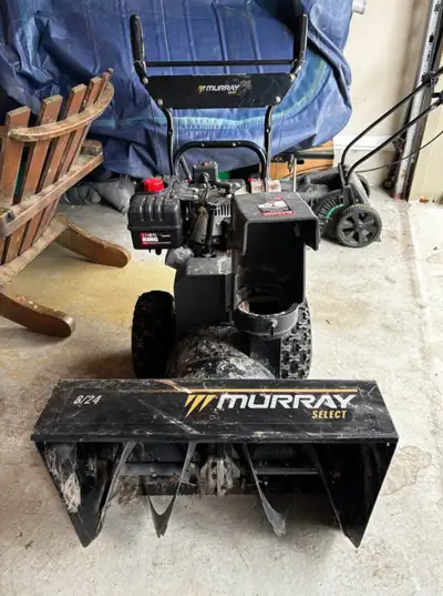 like new 24” Motomaster Murray Select Snowblower, View more