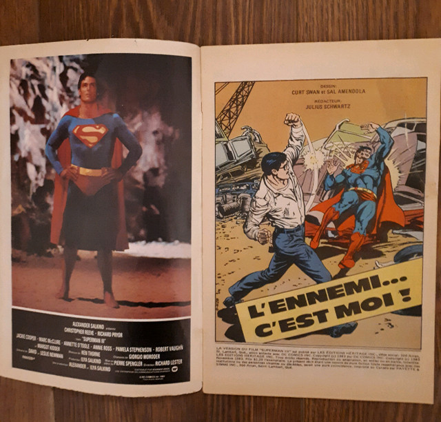 Comic Superman III l'adaptation officielle du film Héritage dans Bandes dessinées  à Laval/Rive Nord - Image 2