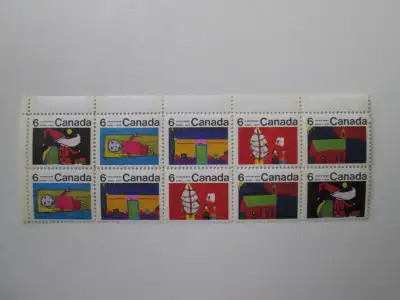 524p-528p Mint Christmas Postage Stamps Se-Tenant block of 10, View more