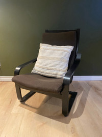 Black brown POANG chair 