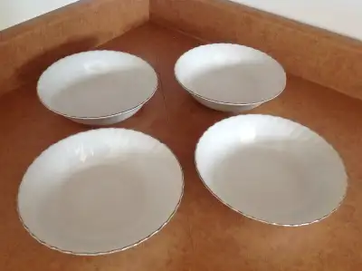 ANCIENNES ASSIETTES BORDURE ARGENT SILVER VINTAGE PLATES, View more