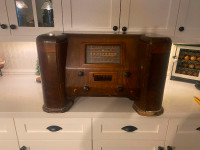 Antique floor radio