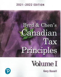 Canadian Tax Principles 2021-2022 V1+V2+StudyGuide 9780137457601