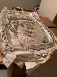 NEW - SILVER PLATED TRAY
