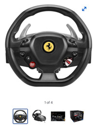 Thrustmaster T80 Racing Wheel Ferrari 488GTB Edition for PS5/PS4