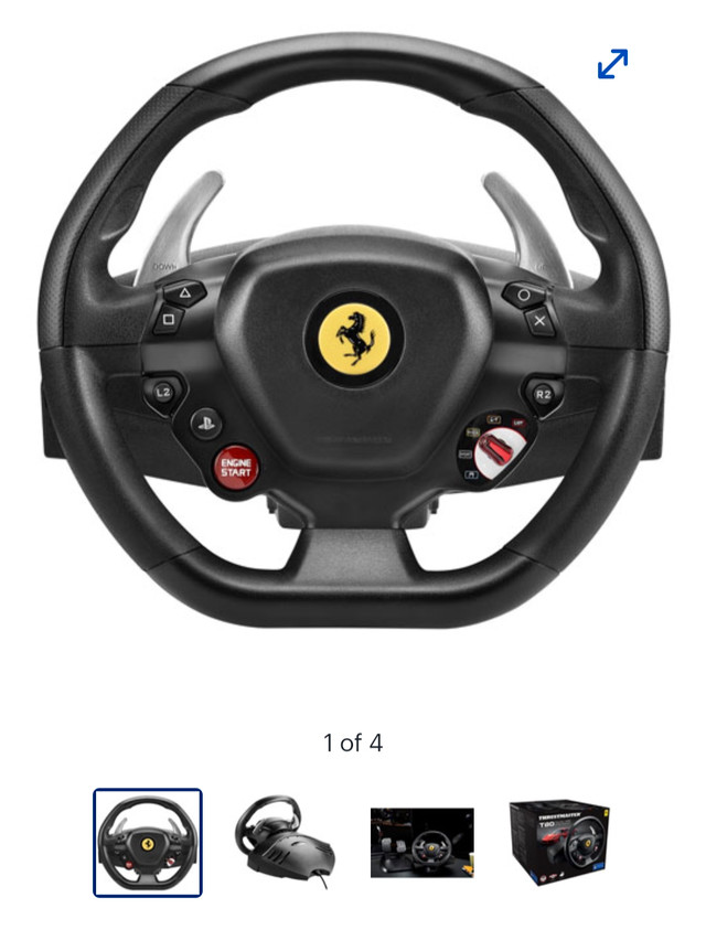 Thrustmaster T80 Racing Wheel Ferrari 488GTB Edition for PS5/PS4 in Sony Playstation 5 in St. Catharines