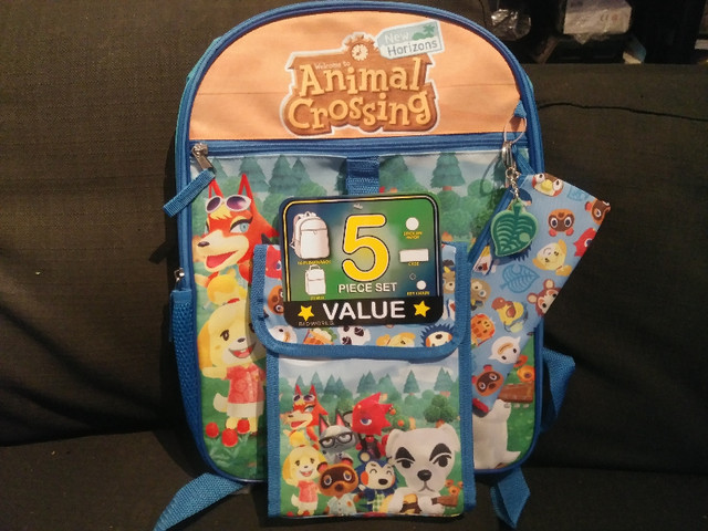 Ensemble Sac à dos Animal Crossing Backpack & Lunch Bag Set dans Autre  à Ville de Montréal