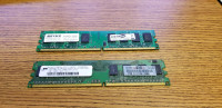 Memory stick DDR2 2GIG 1GIG, 512 MB 514 6554028