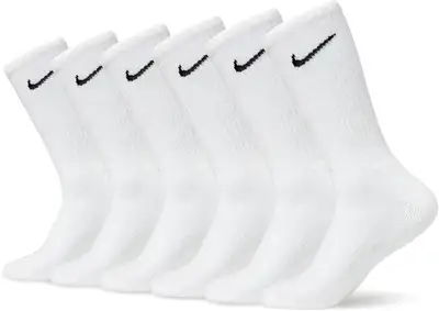 Nike Everyday Cushioned Training Crew Socks – 6-Pair Pack Large, View more