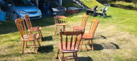 hardwood kitchen chairs