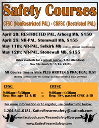 Firearm Safety Classes PAL CFSC CRFSC