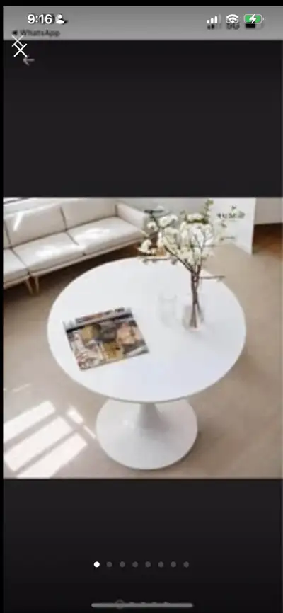 New Mid-century Dining Table for 4-6 people31.5x31.5x28.5 inch, View more