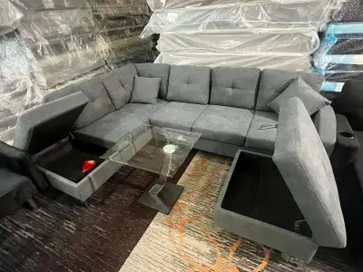 Everything Must Go Asap ~ Sectional Couch With Free Delivery, View more