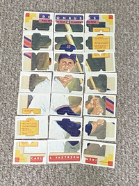 Baseball Cards - puzzle pieces cards