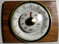 Vintage Barometer Hygrometer Thermometer (German)