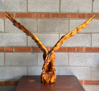 Ukrainian Wood Sculpture - Eagle