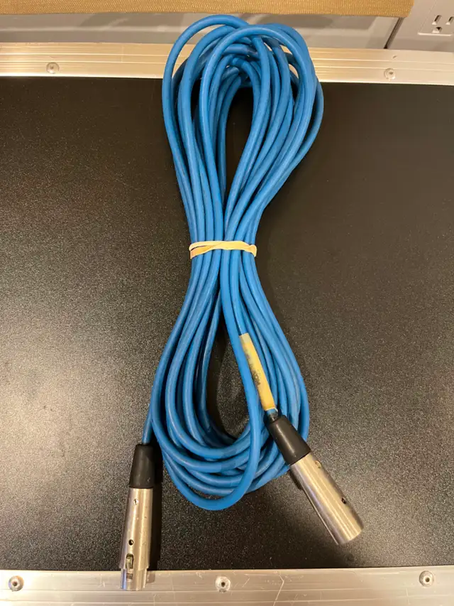 Blue 30 Foot XLR Cable
