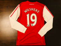 2011-2012 Arsenal L/S '125 Years' Home Jersey - Wilshere -Medium