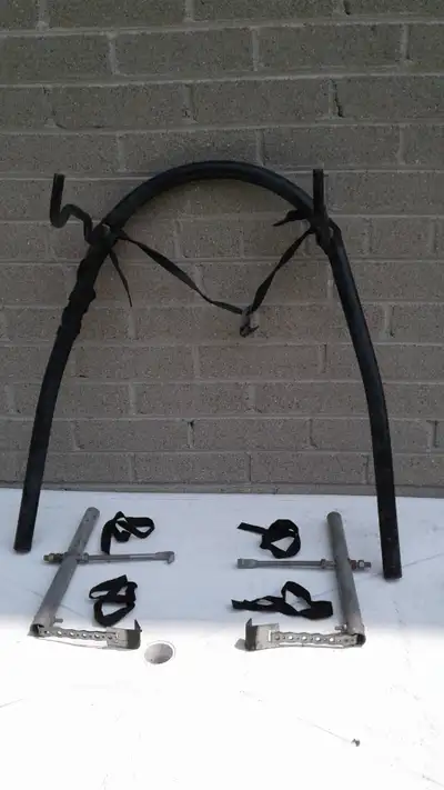 Bumper mount. Made to be mounted onto Older vehicles with solid bumpers like cars, trucks, trailers...