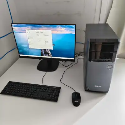 Great Home PC setup – Computer, Monitor, keyboard and mouse, View more